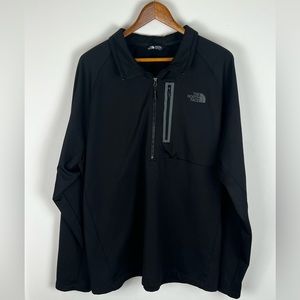 The North Face Black Quarter Zip, size XXL